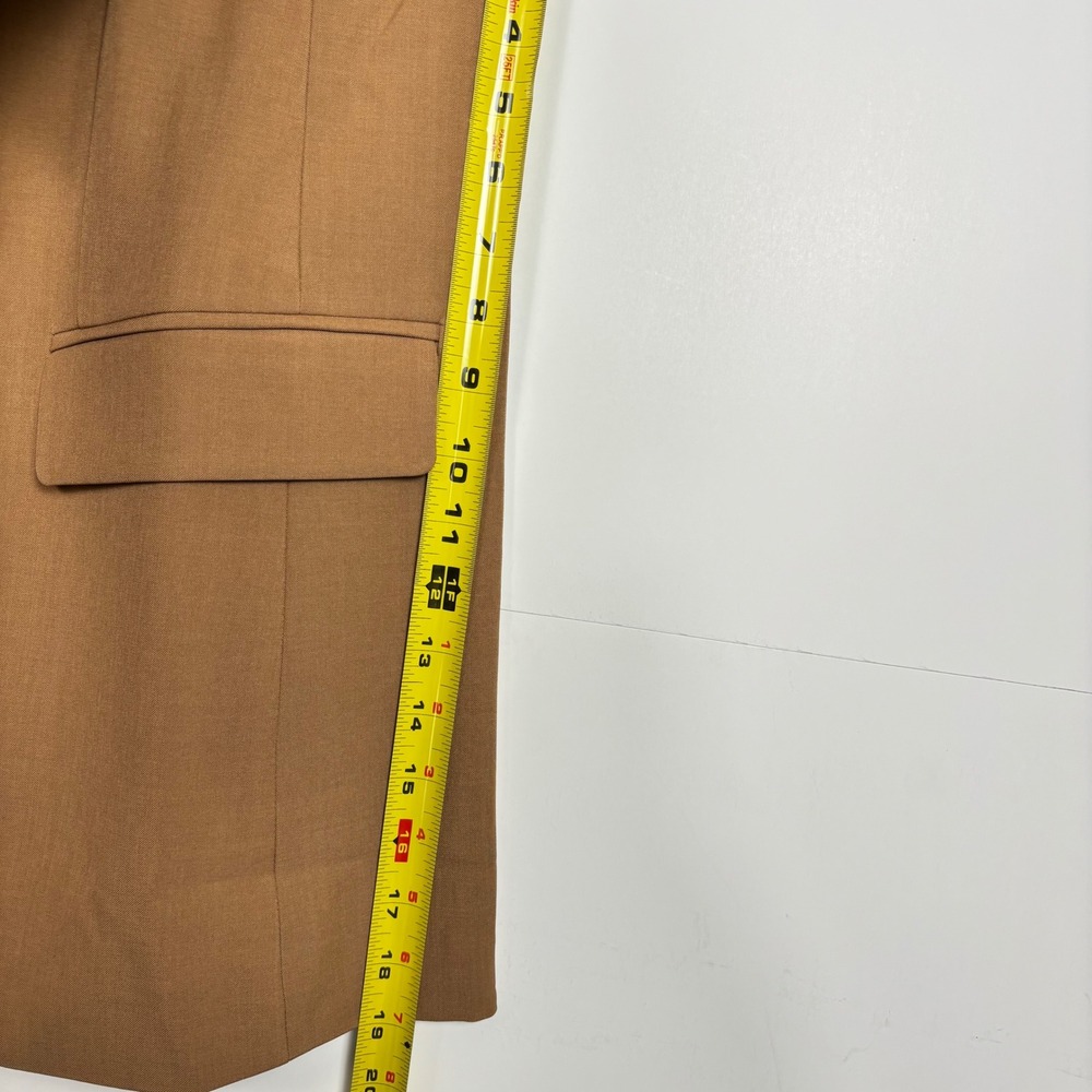 Banana Republic Sculpted Stretch Blazer 12 Afternoon Latte Professional Minimal - Picture 15 of 16